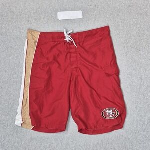 San Francisco 49ers Men Activewear Shorts XL Red Cargo G-III Apparel Swimwear